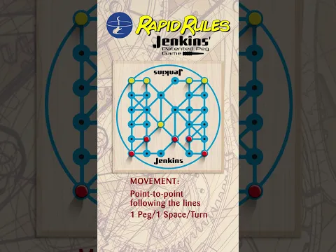 It's Jenkins Patented Peg Game - a rare find from the U.S. Patent Office archives.