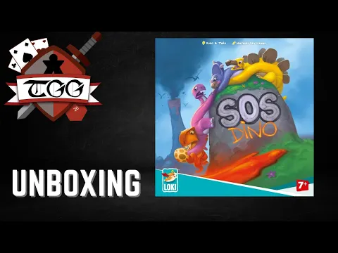 SOS DINO Board Game Unboxing