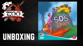 SOS DINO Board Game Unboxing