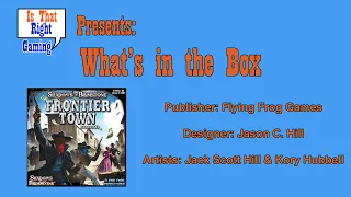 What's in the Box: Shadows of Brimstone Frontier Towns Expansion