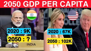 GDP PER CAPITA OF INDIA 2050 || में क्या होगा || TOP 10 RICHEST COUNTRIES IN 2050 || GDP PER CAPITA GDP PER CAPITA OF INDIA 2050 || में क्या होगा || TOP 10 RICHEST COUNTRIES IN 2050 || GDP PER CAPITA
