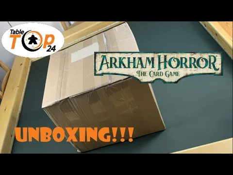 Arkham Horror LCG Edge of the Earth Campaign Expansion Unboxing - Tabletop24