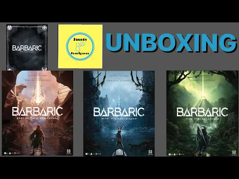 Barbaric (Kickstarter Collector Set) - UNBOXING