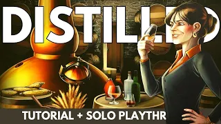 Distilled Board Game | How to Play and Full Solo Playthrough