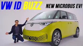 Comeback of the year! VW ID Buzz REVEAL of the Volkswagen EV Microbus Multivan