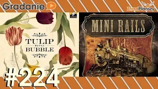 Mini Rails / Tulip Bubble - RECENZJA - Gradanie #224 - gra planszowa