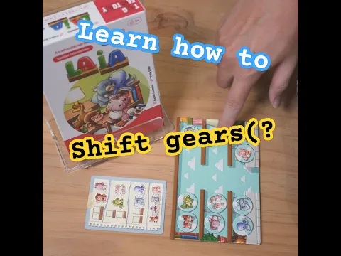 LAiA | A tabletop game that teaches you how to shift gears? #boardgames
