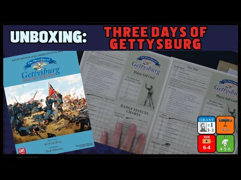 Three Days of Gettysburg Deluxe Unboxing