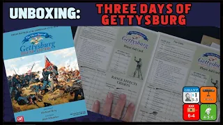 Three Days of Gettysburg Deluxe Unboxing