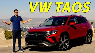 VW Taos driving REVIEW - can this new Volkswagen SUV replace the Golf ? (VW Tharu)