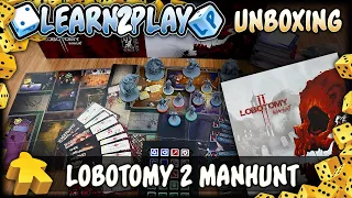 Learn to Play Presents: Lobotomy 2 Manhunt Gamefound unboxing