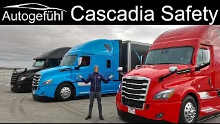 Semi Autonomous Truck drive with the new Freightliner Cascadia 5.0 Assistance Systems