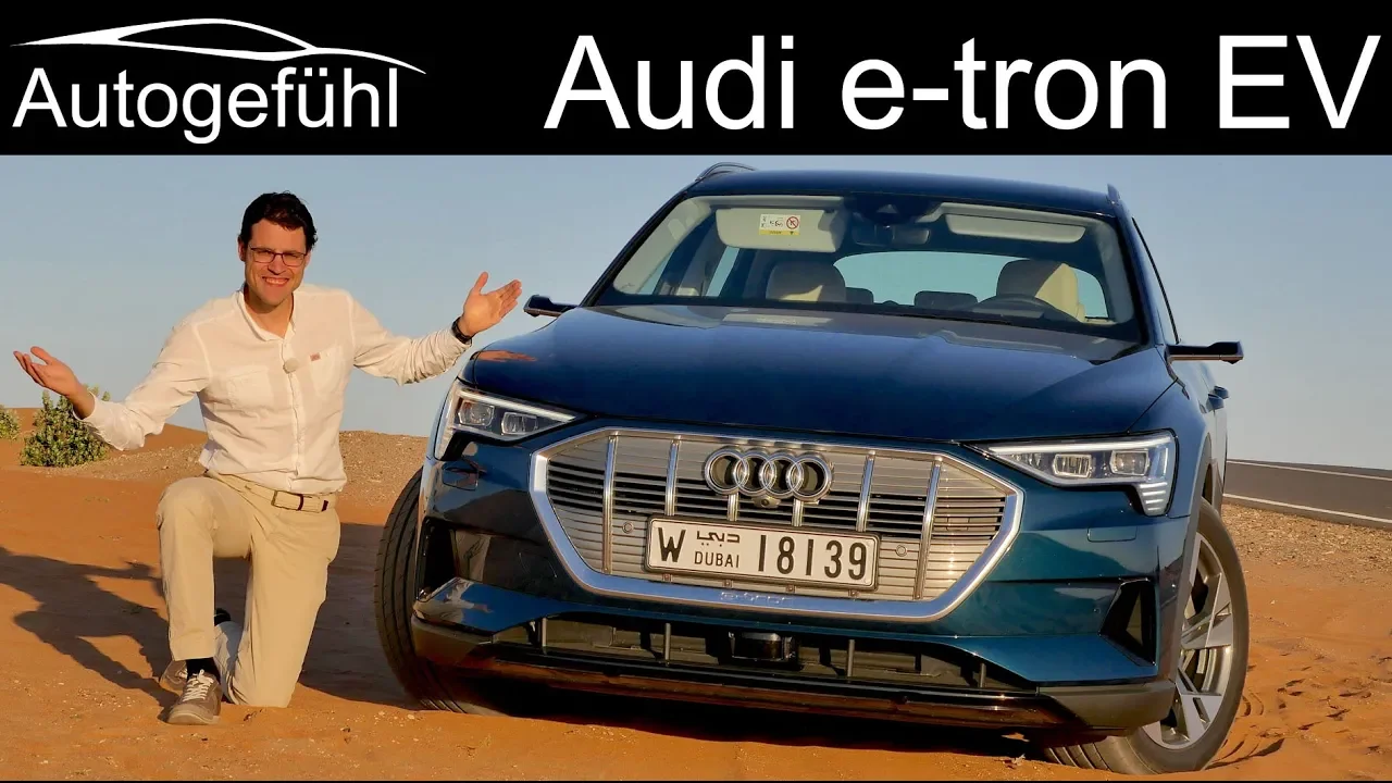 Audi e-tron FULL REVIEW etron EV road driving range vs offroad vs recuperation comparison