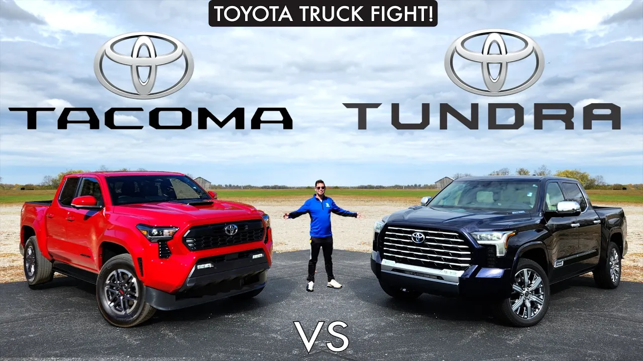 TOYOTA SHOWDOWN! -- 2024 Toyota Tacoma vs. 2024 Toyota Tundra: Comparison