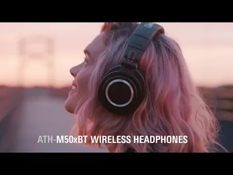 Miniature de la vidéo du produit pour Casque Bluetooth Audio Technica ATH-M50xBT