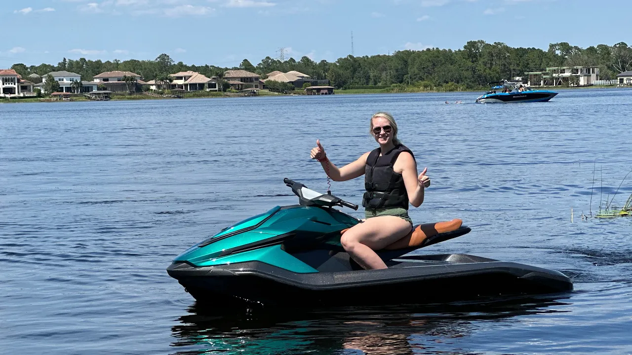 Electric Jet Ski! Riding The Taiga Orca For The First Time & Having A Blast Out On The Lake