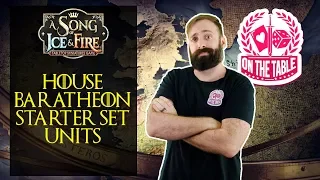 Baratheon Starter Set Units Overview