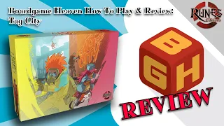 Boardgame Heaven Unboxing, How To Play & Review 155: Tag City (Runes Editions)