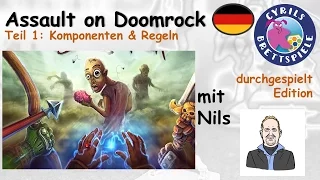 Cyrils Brettspiele - Assault on Doomrock (S97E01) - Komponenten & Regeln