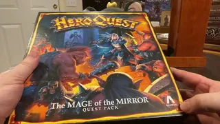 Unboxing HeroQuest - The Mage of the Mirror Quest Pack