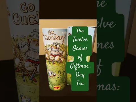 The Twelve Games of Giftmas:”Go Cuckoo” #boardgame #dexteritygame #partygame #gocuckoo #tabletopgame