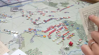 The Battle of Fontenoy [Example of Play - Wing Activation and Artillery Fire]