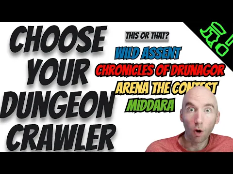 This or That? Dungeon Crawler Edition. Chronicles of Drunagor, Wild Assent, Middara, Arena!