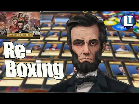 Nations & Empires Board Game Re-boxing / Un-boxing