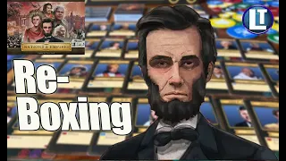 Nations & Empires Board Game Re-boxing / Un-boxing