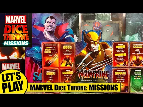 MARVEL DICE THRONE MISSIONS: Solo Playthrough with Wolverine vs Mister Sinister