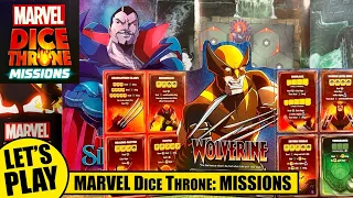 MARVEL DICE THRONE MISSIONS: Solo Playthrough with Wolverine vs Mister Sinister
