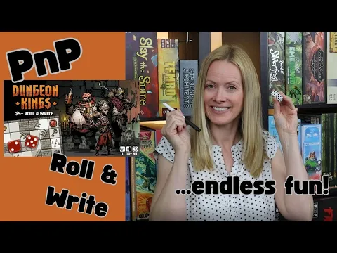 DUNGEON KINGS | New Print & Play and Roll & Write!
