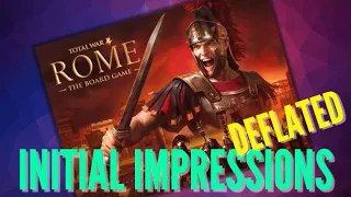 Oh So Deflated - Total War Rome Initial Impressions