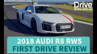 2018 Audi R8 RWS First Drive Review | Drive.com.au