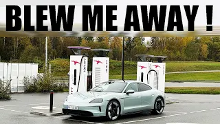 FACELIFT Porsche Taycan 4S | Range Test @120KPH (75MPH) + Charging Test