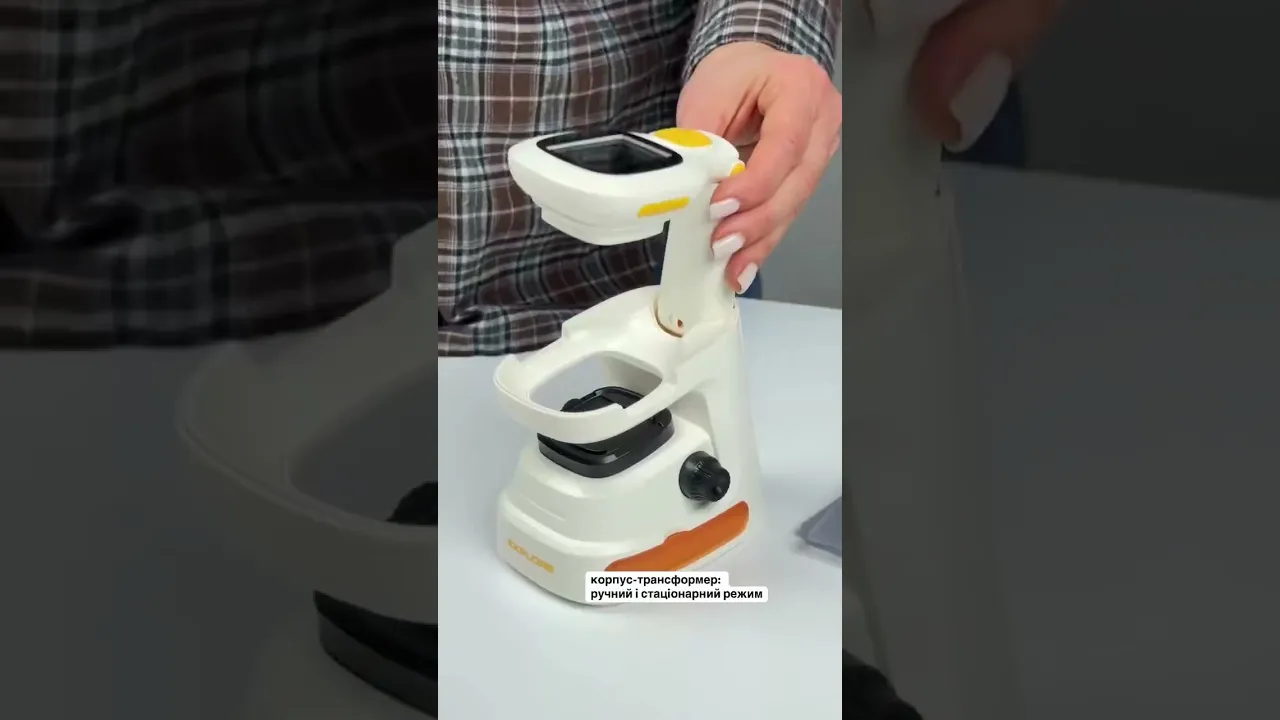 Цифровой микроскоп 2 в 1 настольный и портативный