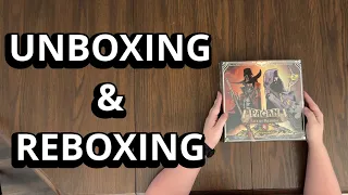 Pagan: Fate of Roanoke - Board Game Unboxing & Reboxing - What's in the Box?