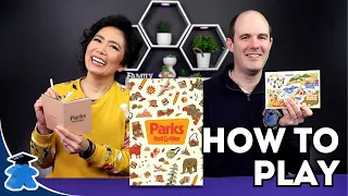 Parks Roll and Hike - Official How to Play. A Board Game Tutorial. Complete and concise