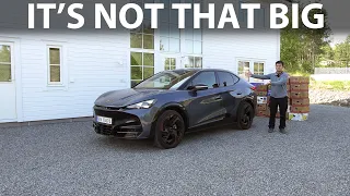 Cupra Tavascan banana box test