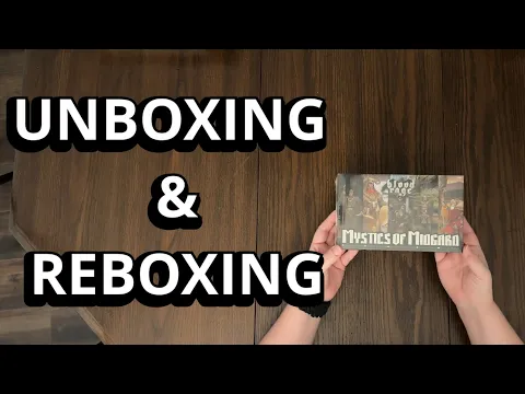 Blood Rage: Mystics of Midgard Expansion - Board Game Unboxing & Reboxing - What's in the Box?