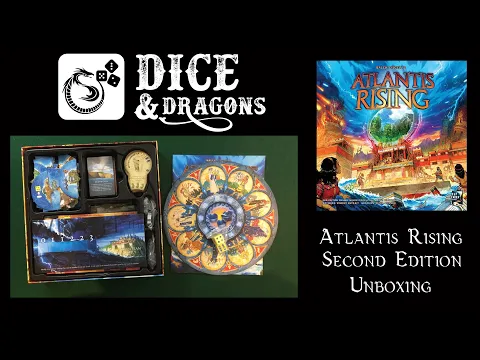 Dice and Dragons - Atlantis Rising Second Edition Unboxing