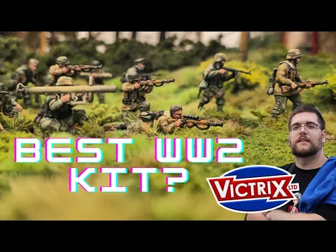 Best 28mm WW2 Plastic Kit? - German Infantry & Heavy Weapons from Victrix Miniatures Unboxing