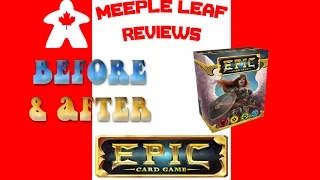 Epic Card Game - Before & After