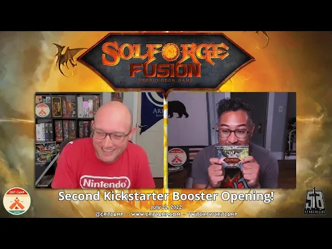 Solforge Fusion - Second Kickstarter Booster Opening! - Crit Camp