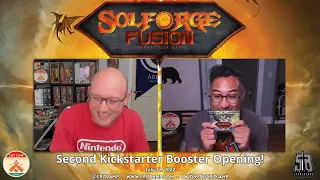 Solforge Fusion - Second Kickstarter Booster Opening! - Crit Camp