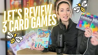 Let's Review 3 New Card Games!!!