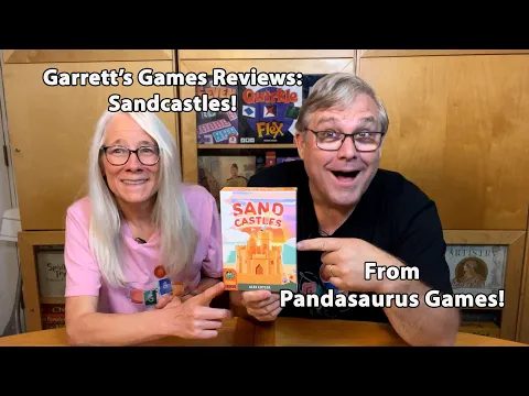Time to Play in the Sand! Garrett's Games Reviews Sandcastles from Pandasaurus Games!