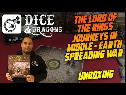 Dice and Dragons - The Lord of the Rings Journeys in Middle Earth Spreading War Unboxing