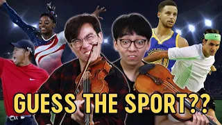 Can Classical Musicians Guess Sports?? (Violin Charades)
