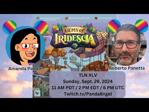 TLN XLV w/ Roberto Panetta | Gems of Iridescia from Rock, Stone & Dice Games on TTS | Twitch VOD
